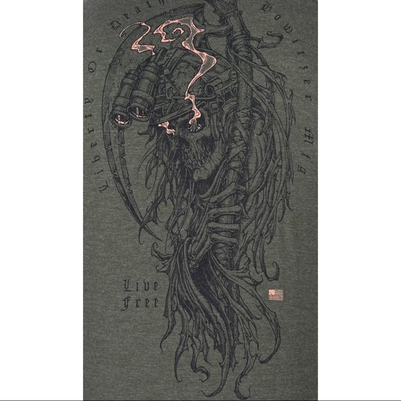 Howitzer Style Men's T-Shirt Liberty Reaper Military Grunt MFG - Picture 6 of 11